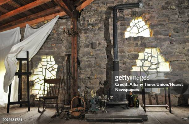Interior of the art studio at the Helderberg Castle in New Scotland Wednesday morning May 4, 2011.