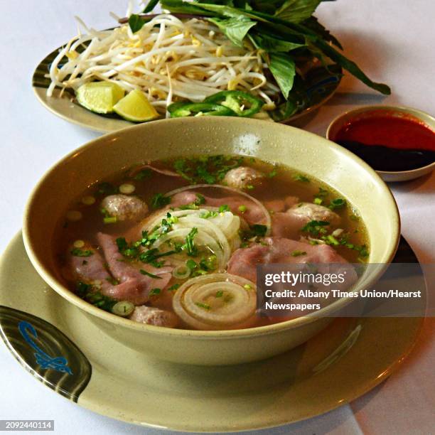 Special noodle soup at Kim's Vietnamese restaurant on Madison Ave. Thursday Oct. 31 in Albany, NY.