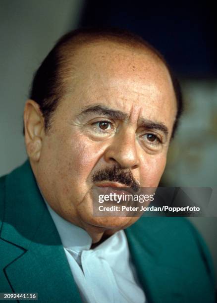 Saudi businessman Adnan Khashoggi in Istanbul, circa July 1997.