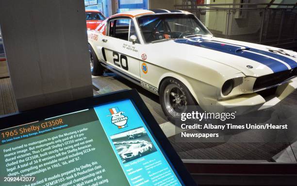 Shelby Cobra GT350R in the Saratoga Automobile MuseumÕs featured summer exhibition celebrating the 50th anniversary of the Ford Mustang Friday June...