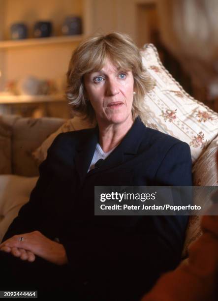 Sonia Annabel Elliot, British interior designer, antiques dealer and sister of Queen Camilla on 17th April 1998.