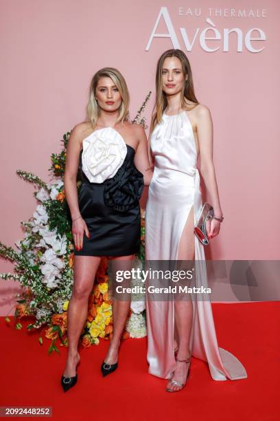 Luna Schweiger and Cosima Auermann attend the launch event "WAS BEWIRKEN.Hautnah" for Eau Thermale Avène x Toni Garrn Foundation at Delphi Filmpalast...