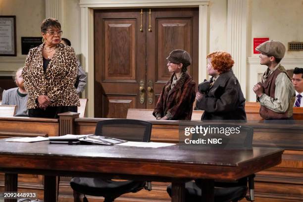 The Best Dan" Episode 213 -- Pictured: Marsha Warfield as Roz, Gracen Newton as Pip --