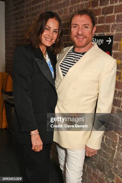 Yasmin Le Bon and Simon Le Bon attend the "Rise Up For The Roundhouse" fundraising gala at The Roundhouse on March 20, 2024 in London, England.