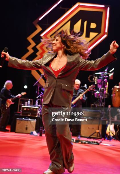 Melanie C aka Sporty Spice performs at the "Rise Up For The Roundhouse" fundraising gala at The Roundhouse on March 20, 2024 in London, England.