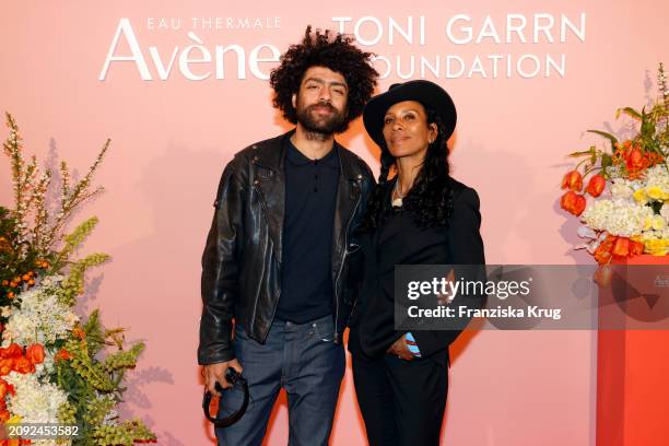 Noah Becker and Barbara Becker attend the launch event "WAS BEWIRKEN.Hautnah" for Eau Thermale Avène x Toni Garrn Foundation at Delphi Filmpalast on...