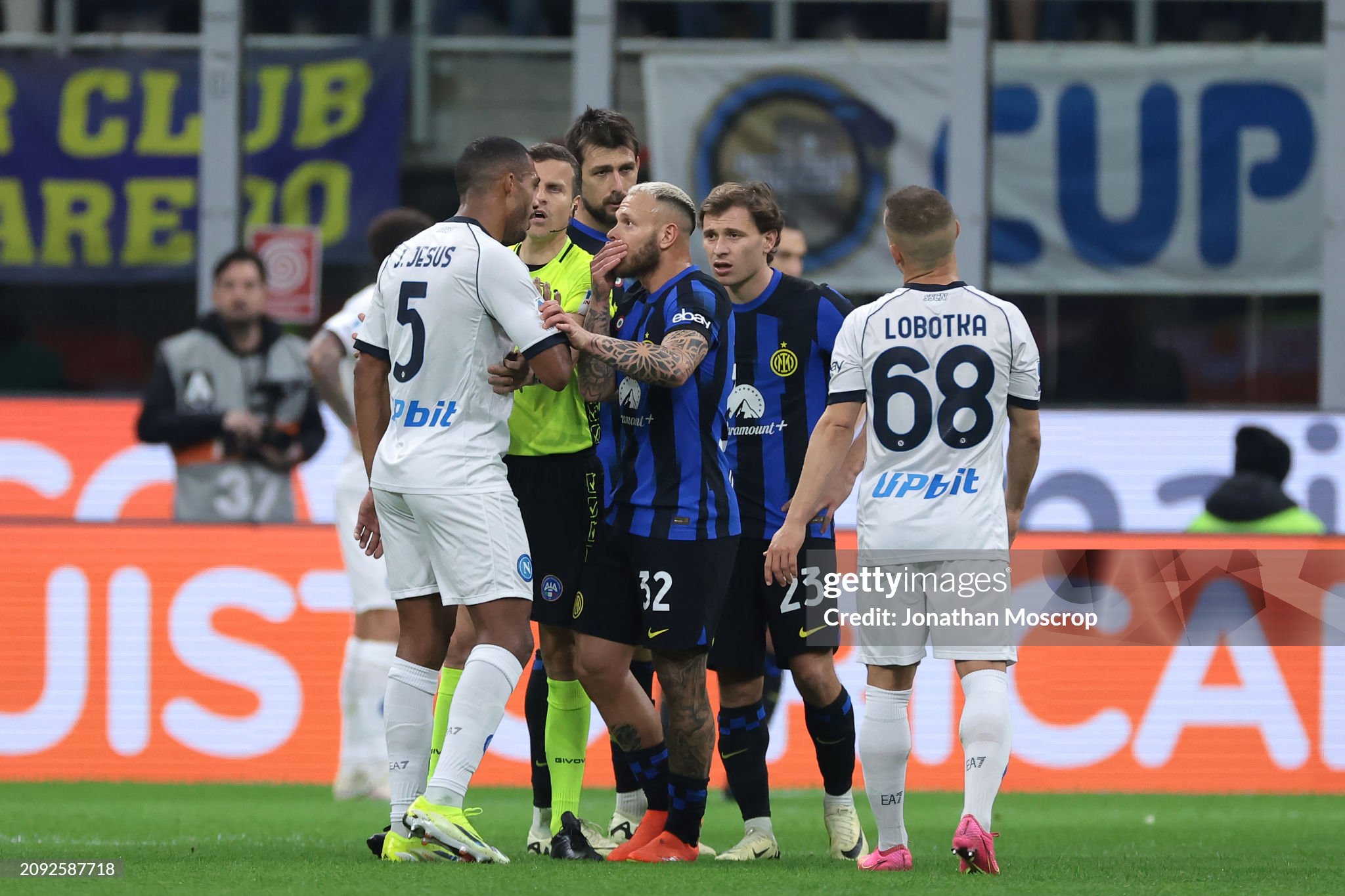 Inter player Acerbi accused of racism during match with Napoli