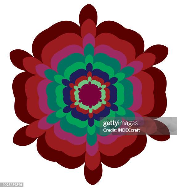 ramdan - mandala india pattern stock illustrations
