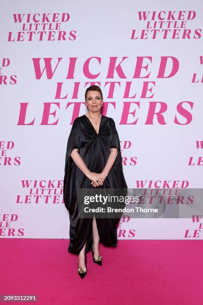 Olivia Colman attends a special screening of "Wicked Little Letters" at The Ritz Cinema on March 18, 2024 in Sydney, Australia.