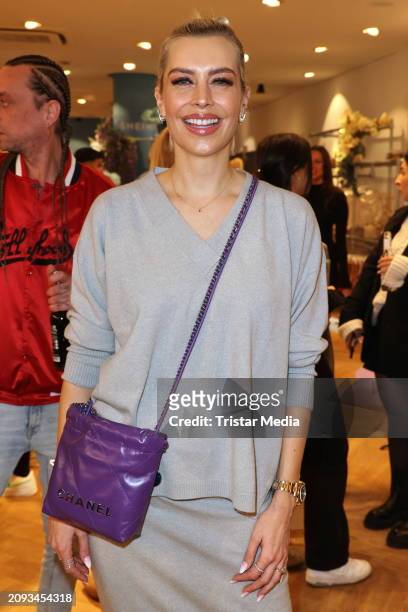 Verena Kerth during the SHEIN "Visions Of Spring" Pop-Up store at Europa-Passage on March 20, 2024 in Hamburg, Germany.