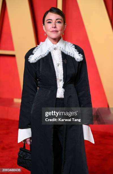 Christa Miller attends the 2024 Vanity Fair Oscar Party hosted by Radhika Jones at the Wallis Annenberg Center for the Performing Arts on March 10,...