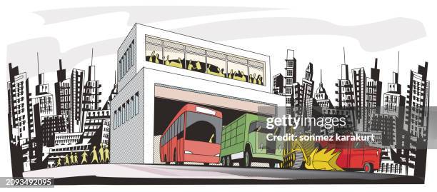 town hall - town hall meeting stock illustrations