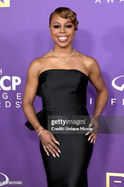 Gail Bean attends the 55th Annual NAACP Awards at Shrine Auditorium and Expo Hall on March 16, 2024 in Los Angeles, California.