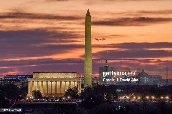 Washington DC Skyline at Sunrise