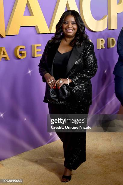 Octavia Spencer attends the 55th Annual NAACP Awards at Shrine Auditorium and Expo Hall on March 16, 2024 in Los Angeles, California.