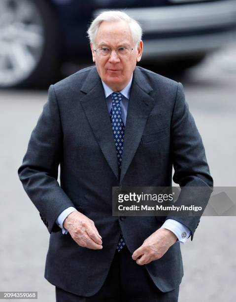 Prince Richard, Duke of Gloucester attends the 2024 Commonwealth Day Service at Westminster Abbey on March 11, 2024 in London, England. The...
