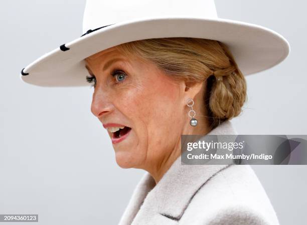 Sophie, Duchess of Edinburgh attends the 2024 Commonwealth Day Service at Westminster Abbey on March 11, 2024 in London, England. The Commonwealth...