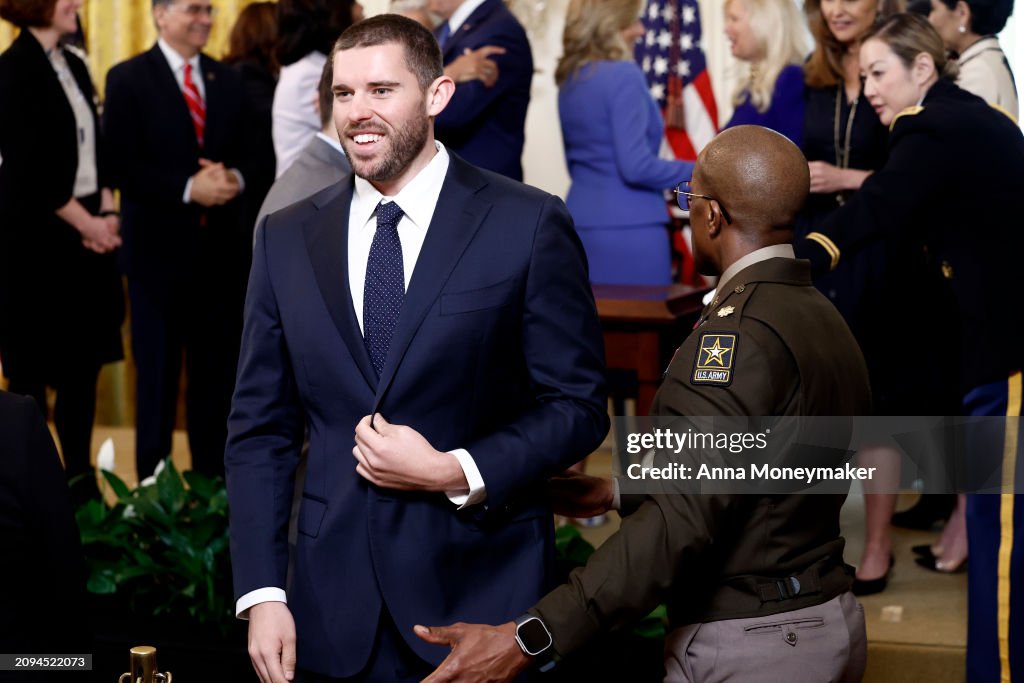 President Biden Hosts A Women's History Month Reception At The White House