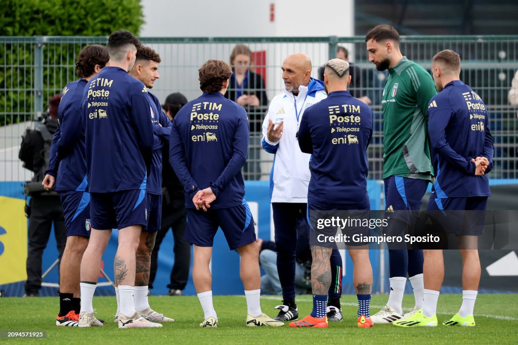 Italy Training Session & Press Conference