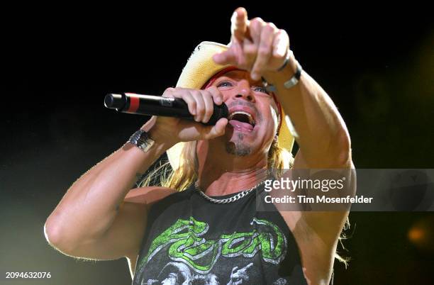 Bret Michaels of Poison performs at Sleep Train Amphitheatre on September 3, 2009 in Wheatland, California.