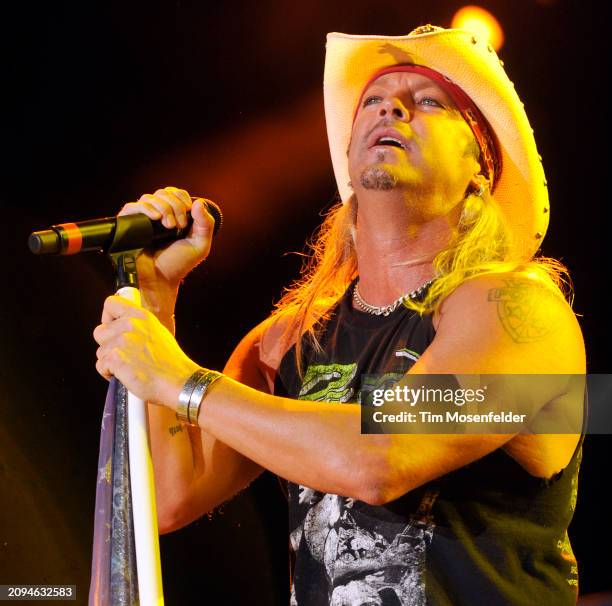 Bret Michaels of Poison performs at Sleep Train Amphitheatre on September 3, 2009 in Wheatland, California.