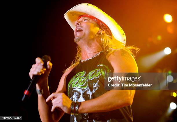 Bret Michaels of Poison performs at Sleep Train Amphitheatre on September 3, 2009 in Wheatland, California.