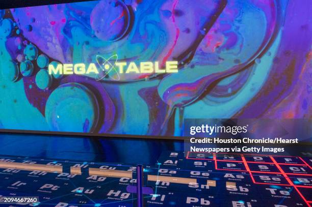 The Megatable is an interactive Periodic Table where interactive floor tiles represent the various elements which are described and explained on a...