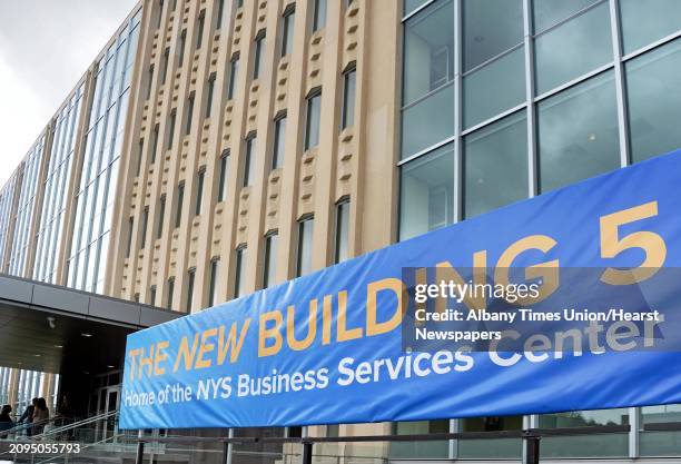 Unused since 2004, the newly renovated building 5, on the Harriman Campus is once again housing state offices Tuesday July 7, 2015 in Albany, NY.