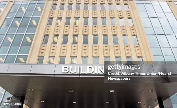 Unused since 2004, the newly renovated building 5, on the Harriman Campus is once again housing state offices Tuesday July 7, 2015 in Albany, NY.