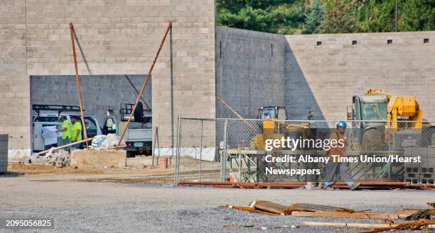 Work is under way on Burlington Coat Factory at Shoppes at Latham Tuesday Sept. 8, 2015 in Colonie, NY.