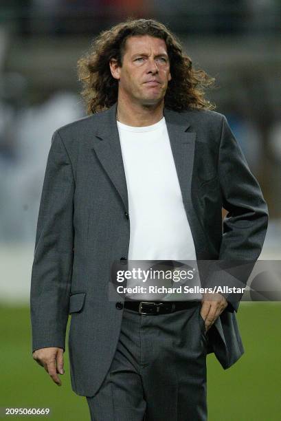 June 22: Bruno Metsu, Senegal Coach on the side line before the FIFA World Cup Finals 2002 Quarter Final match between Senegal and Turkey at Osaka...