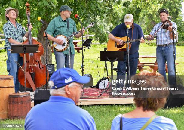 Banjo Bob and the Crabgrass Boys perform during CanalFest at Mabee Farm Saturday July 15, 2017 in Rotterdam Junction, NY.