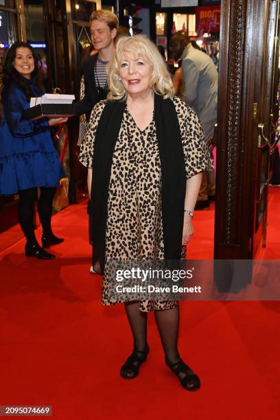 Alison Steadman attends the press night performance of "Sister Act: The Musical" at The Dominion Theatre on March 21, 2024 in London, England.