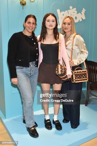 Fara Kelli Fara Leff, Chloe Clancy and Kelly Clancy at the Tyler the Creator LV ...