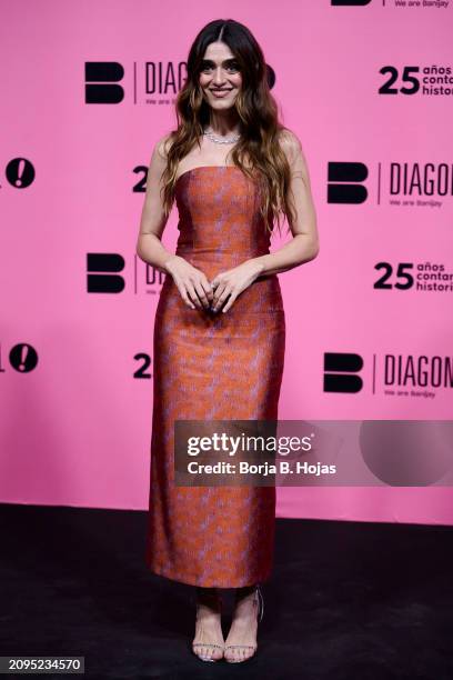 Olivia Molina attends to Diagonal 25th anniversary celebration at Circulo de Bellas Artes on March 18, 2024 in Madrid, Spain.