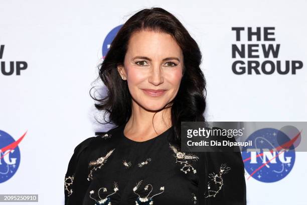 Kristin Davis attends The New Group's 2024 Gala at The Edison Ballroom on March 18, 2024 in New York City.