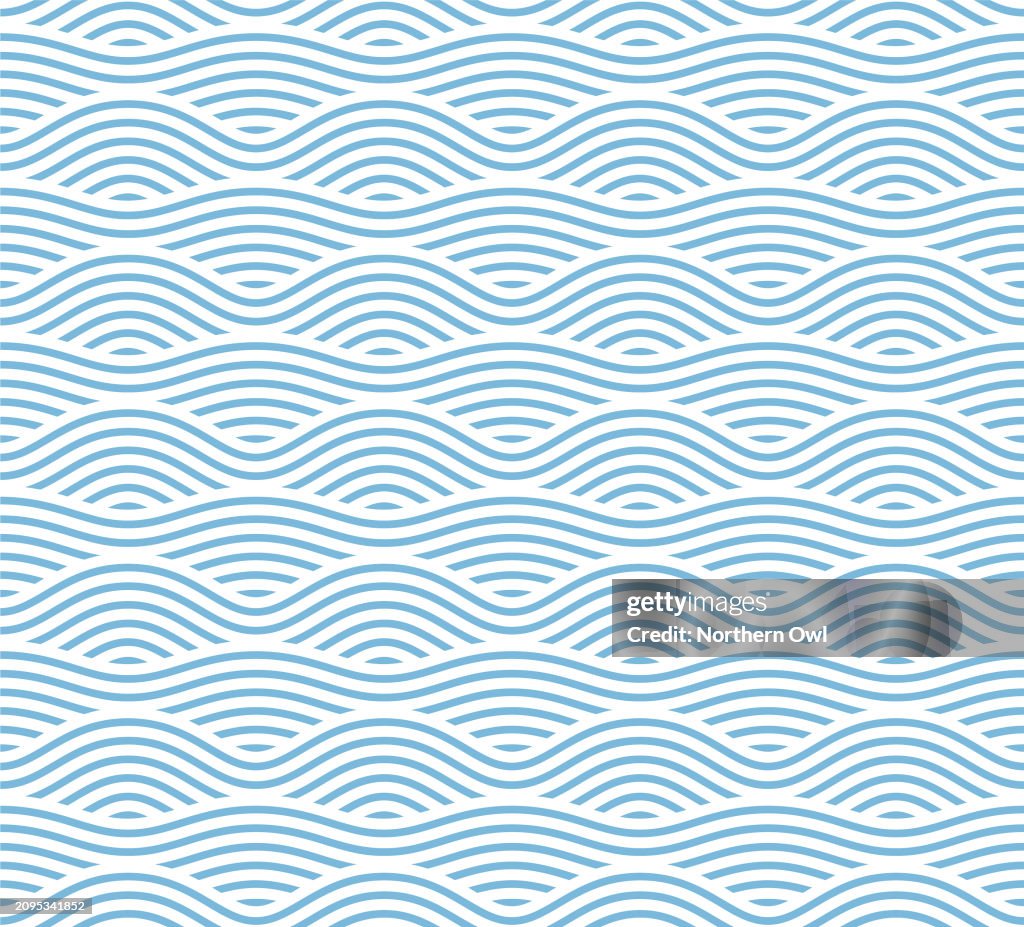 Seamless Wave Pattern High-Res Vector Graphic - Getty Images