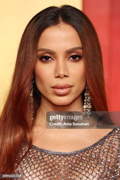 Anitta attends the 2024 Vanity Fair Oscar Party Hosted By Radhika Jones at Wallis Annenberg Center for the Performing Arts on March 11, 2024 in...