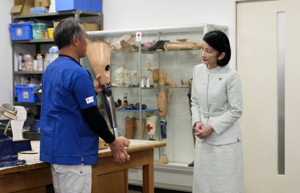 JPN: Crown Princess Kiko Of Akishino Visit Chiba