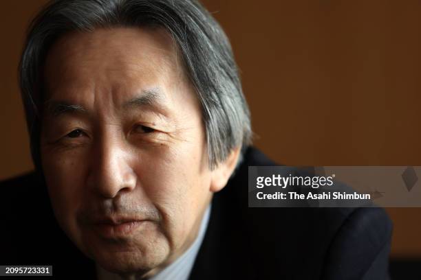 Code developer Masahiro Hara, poses during the Asahi Shimbun interview at Denso Wave headquarters on March 4, 2024 in Agui, Aichi, Japan.
