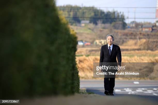 Code developer Masahiro Hara, poses during the Asahi Shimbun interview at Denso Wave headquarters on March 4, 2024 in Agui, Aichi, Japan.