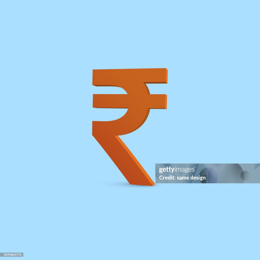 Rupee Graphics 3d Indian Rupee Symbol High-Res Vector Graphic - Getty Images
