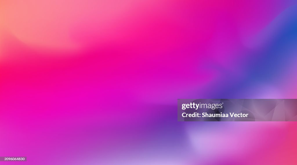 Abstract blue, green , orange, pink and purple blurred gradient fluid vector background design wallpaper template with dynamic color, waves, and blend. Futuristic modern backdrop design for business, presentation, ads, banner and more