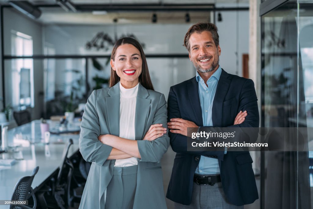 Business people in the office.