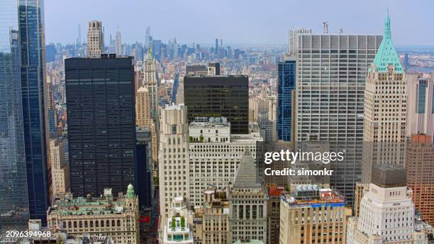 view of new york city - one liberty plaza stock-fotos und bilder