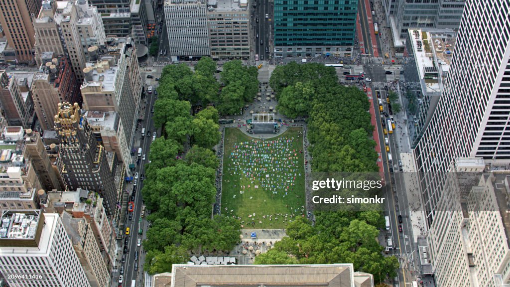 View of Bryant Park