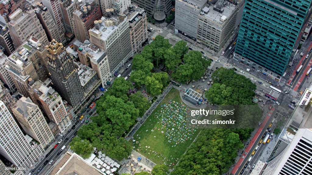 Veduta di Bryant Park