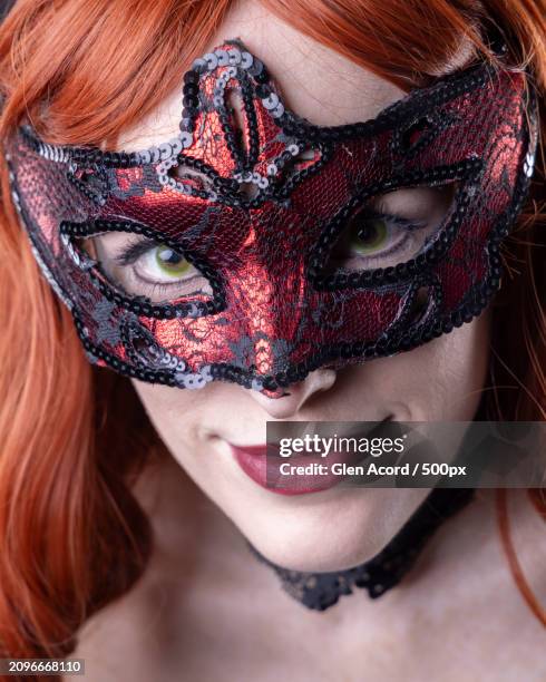 portrait of woman wearing mask,fort lauderdale,florida,united states,usa - celebration fl stock pictures, royalty-free photos & images