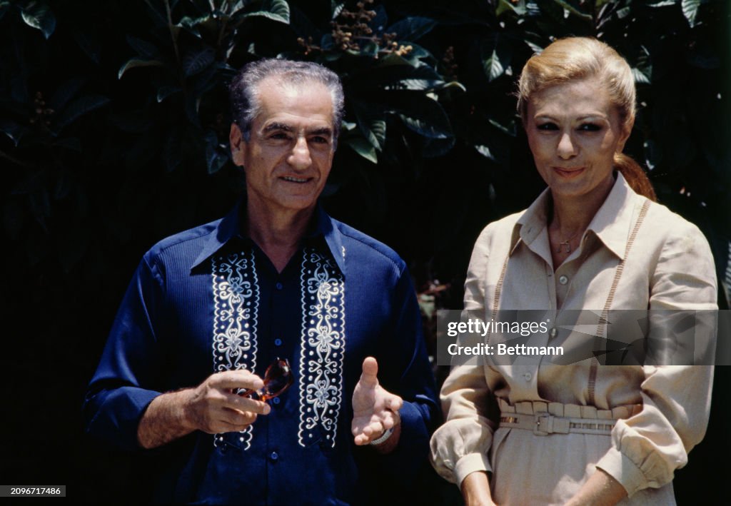 Shah Mohammed Reza Pahlavi And Empress Farah