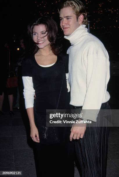 American actors Tiffani Thiessen and Mark-Paul Gosselaar attend the 10th Television Critics Association Awards at the Universal City Hilton and...